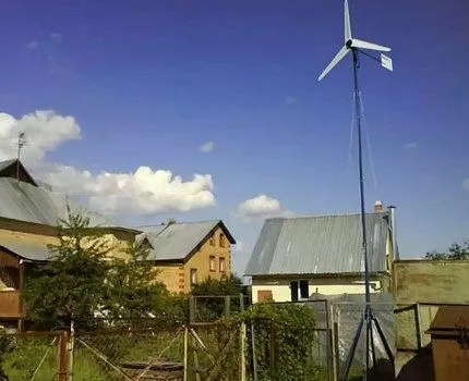 Ветряной генератор для жилого дома