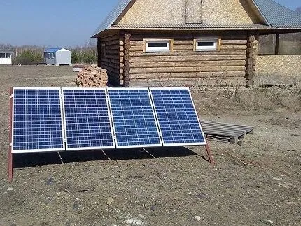 Солнечные батареи на участке