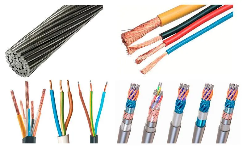 Провода и кабели, общий вид