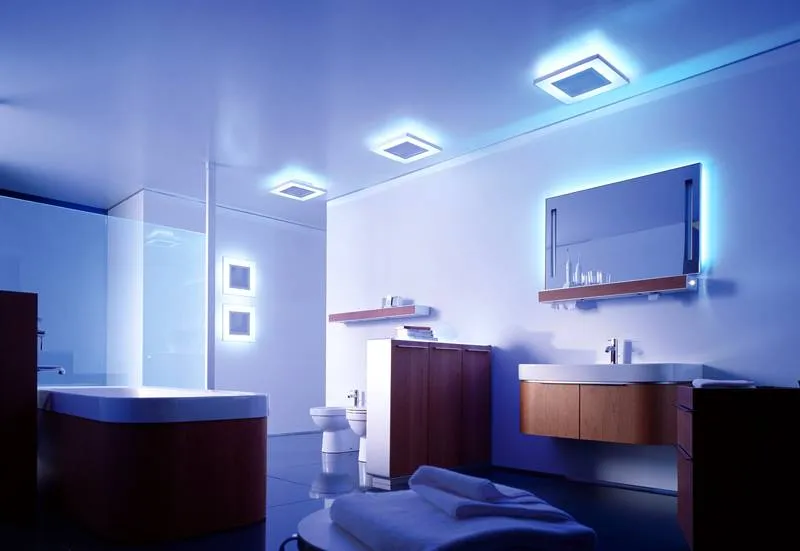 Световой дизайн ванной комнаты