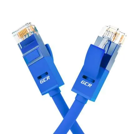 Патч-корд GCR GCR-LNC01-0.2m 0,2м синий